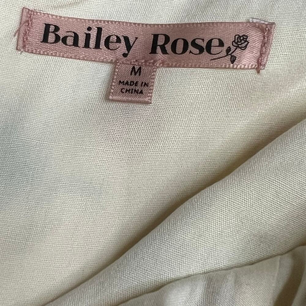 Bailey Rose Strawberry Print Dress Medium Coquette Cottagecore  Medium - Picture 8 of 10